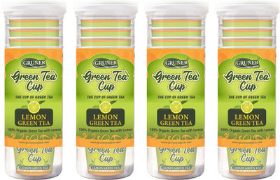 

Gruner Lemon Green Tea pack of 4 Lemon Green Tea Plastic Bottle(80 g)