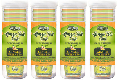 

Gruner Ginger Green Tea pack of 4 Ginger Green Tea Plastic Bottle(80 g)