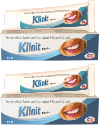 

Klinit (50 gm x 2 = Total 100 gm) Toothpaste(100 g)