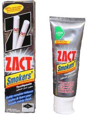 

Zact Imported Stain Fighter Super Whitening Anti-Tobacco Stain Smokers Toothpaste Toothpaste(100 g)