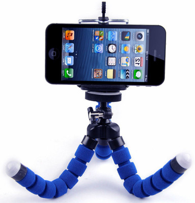 

LIFEMUSIC Mobile Phone Tripod,Flexible Travel Tripod Portable and Adjustable Camera Stand Holder Tripod(Multicolor, Supports Up to 1000 g)