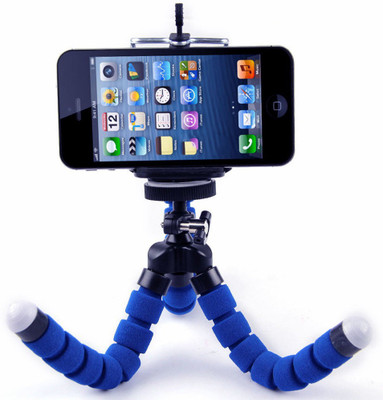 

LIFEMUSIC Phone Tripod,Flexible Travel Tripod Portable and Adjustable Camera Stand Holder Tripod(Multicolor, Supports Up to 1000 g)