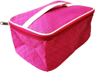 

FORE TREND Pouch Bag For Women | Vanity Box-Pink Makeup Vanity Box(Pink)