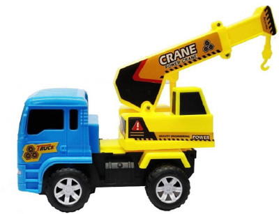 

Miss & Chief Friction Powered Vehicle Construction Push and Go Crane Truck Toy for Kids(Multicolor)