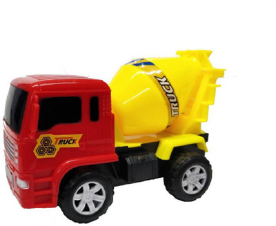 

Miss & Chief Friction Powered Vehicle Construction Push and Go Cement Mixer Truck Toy for Kids(Multicolor)