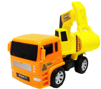 

Miss & Chief Friction Powered Vehicle Construction Push and Go Excavator Truck Toy for Kids(Multicolor)