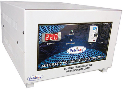 

PULSTRON VC-1000D 10 KVA Mainline Voltage Protector(Light Grey)