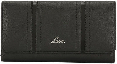 

Lavie Women Casual Black Artificial Leather Wallet(2 Card Slots)