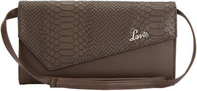 

Lavie Women Casual Brown Artificial Leather Wallet(4 Card Slots)