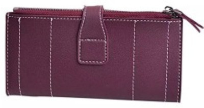 

Satyam Kraft Women Maroon Artificial Leather Wallet(11 Card Slots)