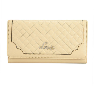 

Lavie Women Casual Beige Artificial Leather Wallet(6 Card Slots), Brown