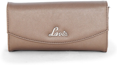 

Lavie Women Casual Beige Artificial Leather Wallet(4 Card Slots), Brown