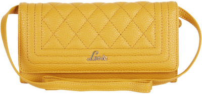 

Lavie Women Casual Yellow Artificial Leather Wallet(6 Card Slots)