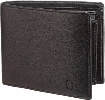 

Orkee Men Formal Black Genuine Leather Wallet(8 Card Slots)