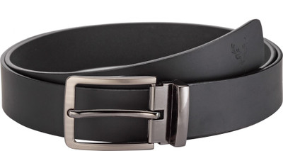 

Contrast Men Black Genuine Leather Belt