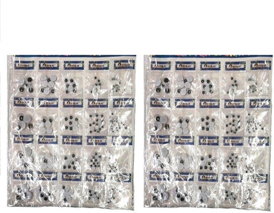 

S2KCrafts s2kc art&craft Amkay googli eyes {all sizes combo}