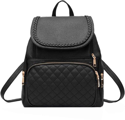 

New Eva black Backpack(Black, 10 L)