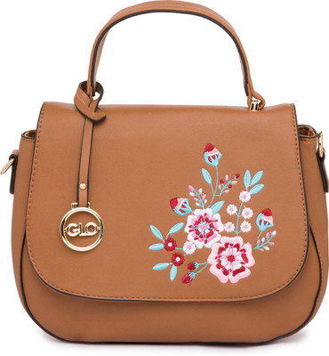 

Globus Floral Print Sling Bag Multipurpose Bag(Brown, 10 inch)