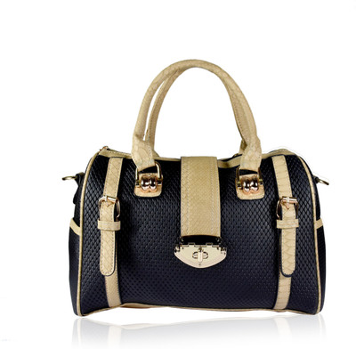 

Russo Milano Womens Textured Shoulder Bag(Black, 12 inch)