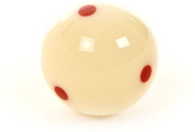

Laxmi Ganesh Billiard LGB Practice Dotted Cue Ball Billiard Ball(Pack of 1, Beige), White
