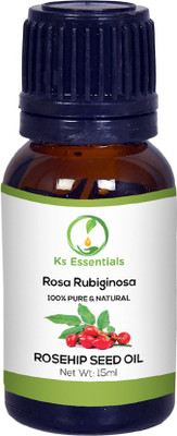 

Ks Essentials Rosehip Seed Carrier Oil ( Rosa Rubiginosa ) 100% Pure Natural & Undiluted (15ml)(15 ml)