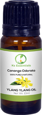 

Ks Essentials Ylang Ylang Essential Oil (Cananga Odorata) 100% Pure Natural & Undiluted (10ml)(10 ml)