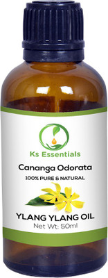 

Ks Essentials Ylang Ylang Essential Oil (Cananga Odorata) 100% Pure Natural & Undiluted (50ml)(50 ml)