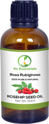 

Ks Essentials Rosehip Seed Carrier Oil ( Rosa Rubiginosa ) 100% Pure Natural & Undiluted (50ml)(50 ml)