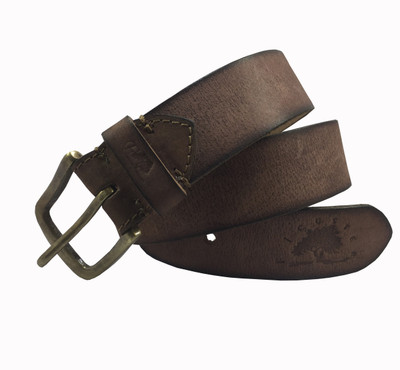 

Ficuster Men Casual Brown Genuine Leather Belt