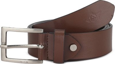 

Metronaut Men Tan Genuine Leather Belt