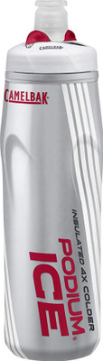 

CamelBak PODIUM ICE 0.6L 600 ml Sipper(Pack of 1, Steel/Chrome, Red), Fire