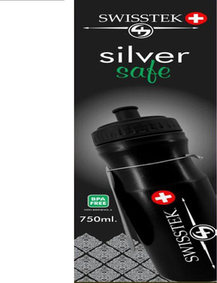 

Swisstek Silver Safe 750 ml Sipper(Pack of 1, Black)