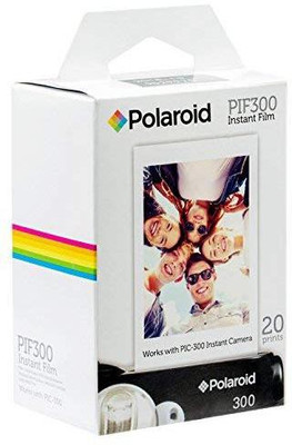 

Polaroid Polaroid PIF300 Instant Film Replacement - Designed for use with Fujifilm Instax Mini and PIC 300 Cameras (20 Sheets) Film Roll(Yes 0 ISO Pack of 1)