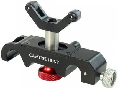 

CAMTREE Hunt 15mm Rod Lens Support Adapter for DSLR Camera Lens Canon Nikon Sony Panasonic Fuji (CH-LS) Camera Rig