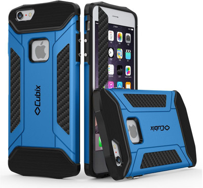 Cubix Bumper Case for Apple iPhone 6 Plus iPhone 6s Plus(Blue, Rugged Armor, Plastic, Polycarbonate, Silicon, Rubber) Flipkart