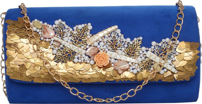 

TARUSA Casual Blue Clutch