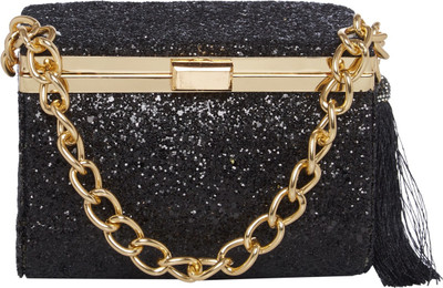 

TARUSA Casual Black Clutch