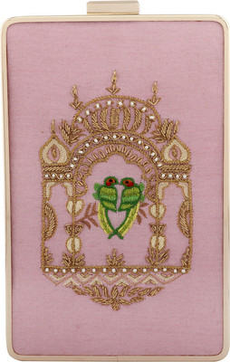 

Puneet Gupta Party Pink Clutch