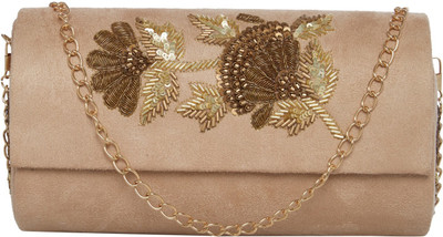

TARUSA Casual Beige Clutch