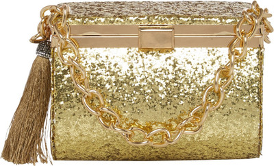 TARUSA Casual Gold Clutch