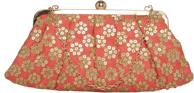 

TARUSA Casual Gold Clutch