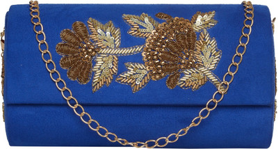 

TARUSA Casual Blue Clutch