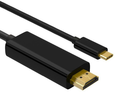 

Microware USB 3.1 T HDMI Cable(Compatible with Chromebook, Macbook, Black)