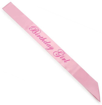 

PARTY PROPZ Pink Birthday Girl Sash for Girls Birthday Decoration - 1 g