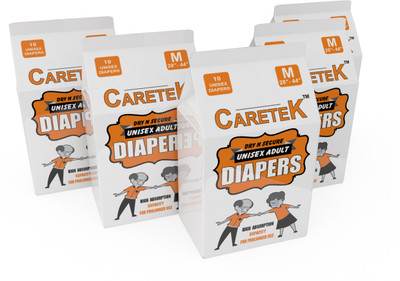 CARETEK Tab-Style Diaper L 50 Adult Diapers - L(50 Pieces)