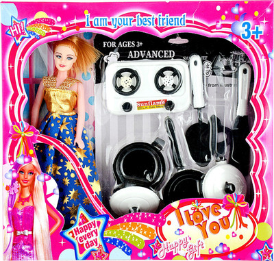 

Anand Suit Collection KITCHEN DOLL SET(Multicolor)