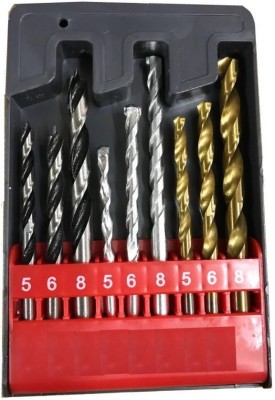 Engarc wood bit twist drill bit 9 pieces 5,6,8,mm concrete metal