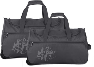 

Nasher Miles Flander Set of 2 M-L Grey. Travel Duffel Bag(Grey)
