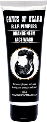 

Gangs of Beard R.I.P. Pimples Orange Neem Face Wash(100 ml)