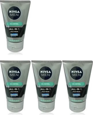 

Nivea Men All in 1 Oil Control Pack of 4 Face Wash(20 g)